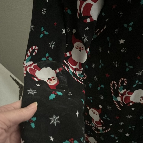 Holiday Christmas Pajamas Adorable Candy Canes & Santa Colorful Final Sale - Picture 4 of 6
